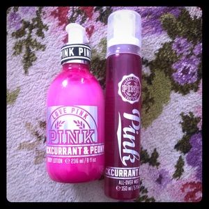 VS PINK Black Currant and Peony Set
